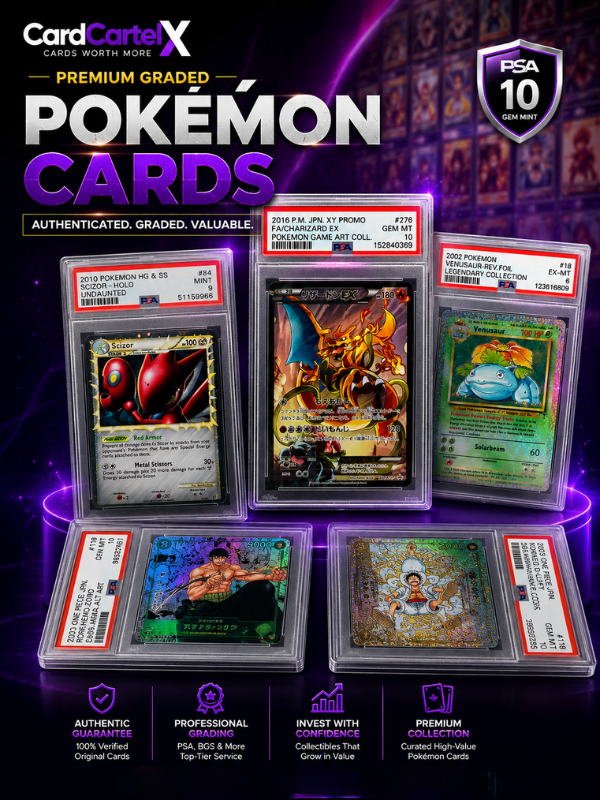 Premium Graded Pokémon Cards PSA 10